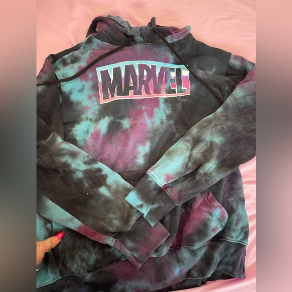 Marvel Other - MARVEL Tie Dye Hoodie EUC